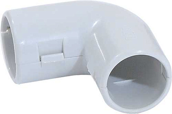 Поворот на 90 град. 25 мм для труб ПВХ IP40 серый в Иркутске