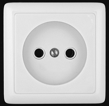 Розетка одинарная ХИТ SE накладная белая в Иркутске