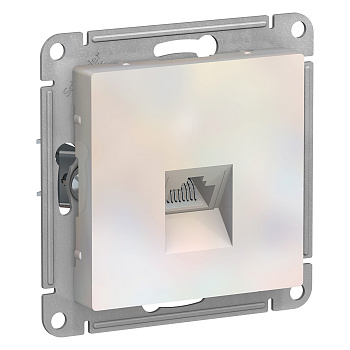 Розетка компьютерная AtlasDesign SE жемчуг в Иркутске