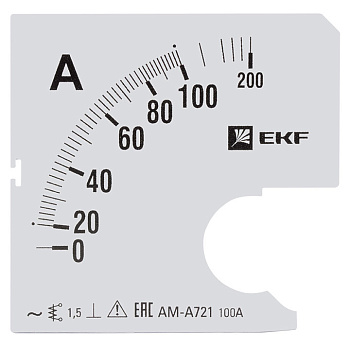 Шкала сменная для A721 100/5А-1,5 EKF PROxima в Иркутске
