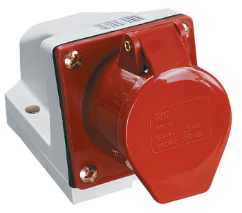 Розетка 114 стационарная 3Р+РЕ 16А 380В IP44 IEK в Иркутске