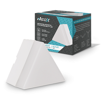 Светильник-коннектор треугольный ДБО-ТР-LINE 10Вт 230В 4000К белый NEOX в Иркутске