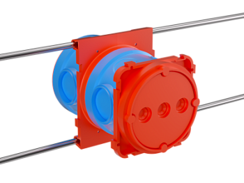 Универсальная установочная коробка для заливки в бетон, 90х71х110мм DKC в Иркутске