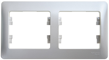 Рамка двойная Glossa SE перламутр в Иркутске