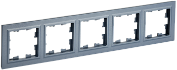 Рамка пятиместная BRITE IEK маренго в Иркутске