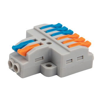 Разветвительная клемма REXANT с рычажком 2-6 0,08-4 мм с монтажной площадкой в Иркутске