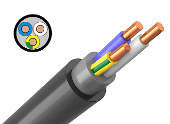 Кабель ППГ нг(А)-HF 3х4 ок (N, PE) - 0,66кВ ГОСТ 31996-2012 Кабэкс в Иркутске
