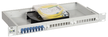 ITK 1U кросс укомплектованный: SC (Simplex) 8шт; (OS2) в Иркутске