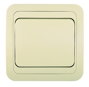 Выключатель одноклавишный МИМОЗА MAKEL крем в Иркутске