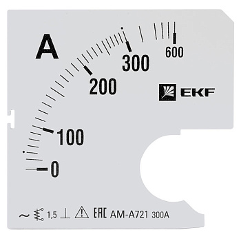 Шкала сменная для A721 300/5А-1,5 EKF PROxima в Иркутске