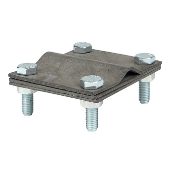 Зажим заземлитель 20 - полоса 50 (пластина 70*80мм) HZ EKF PROxima в Иркутске